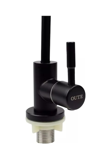 Oute İçeme Suyu Filtresi İçin Paslanmaz Çelik İnce Akışlı Musluk 230617056 Siyah