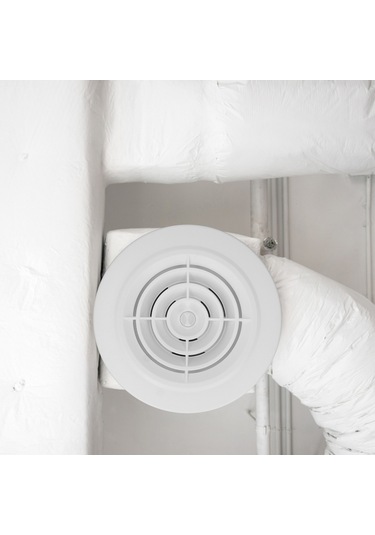 Symbee 4 İnç Pp-abs Plastik Döner Vantilatör Kapağı, Banyo/mutfak İçin Ayarlanabilir Havalandırma Çıkış Kapaklığı Diğer