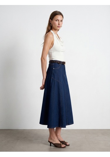 Dilvin 32973 Degaje Yaka Top-ekru