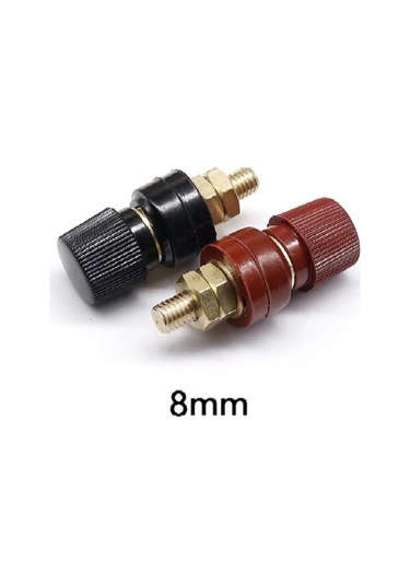 Born Klemens 8mm 1 Adet Kırmızı + 1 Adet Siyah