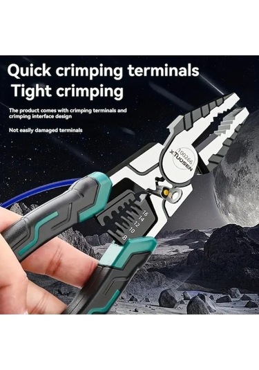 Novahub Tuosen 9'lu 1 Alet Süper Alaşımlı Profesyonel Tel Kesme Ve Soyma Pencesi