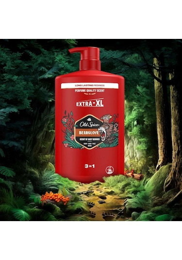 Old Spice Bearglove 3ın1 Erkek Duş Jeli Ve Şampuan 1000 Ml Xxl Fresh