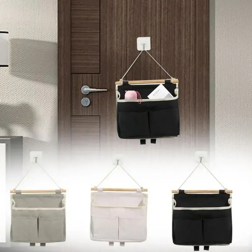 Kosona Duvarlı Oxford Kumaş Organizer, 25x6x23 Cm Siyah, Makyaj Ve Aksesuar Depolama, Ev Ve Banyo İçin Uzun Ömürlü Dolap