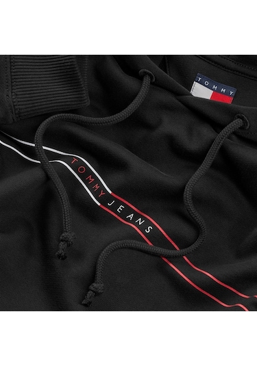 Tjm Reg Entry Graphıc Hoodıe Ext Erkek Siyah Sweatshirt - Dm0dm20847 Siyah