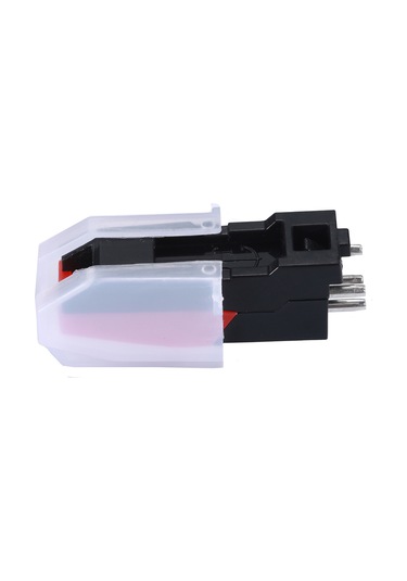 Ranyeek Q3 Siyah Kırmızı Kristal Pikap, 33 1/3-45-78 Rpm Plateler İçin Evrensel, Kolay Kurulum, Kaliteli Ses, 1 Adet