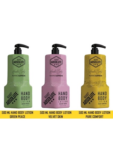Hand & Body Lotıon Pure Comfort Sarı 500 Ml / Nano Absolute El Ve Vücut Losyonu