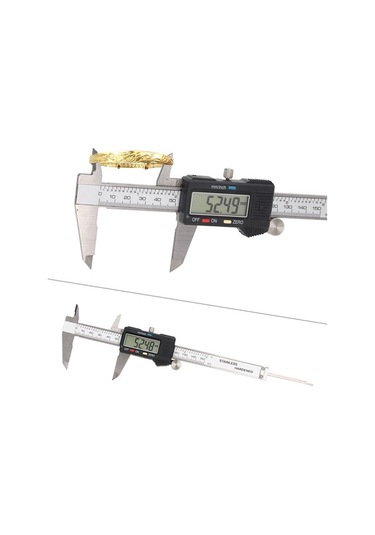Electric Paslanmaz Çelik Dijital Kumpas, 0-150mm Lcd Ekranlı Ölçü Aleti, Metrik/ingiliz Ölçüm