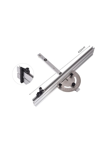 Suntek Masa Testere Gönye Ölçer Ayarlanabilir Alüminyum 415mm