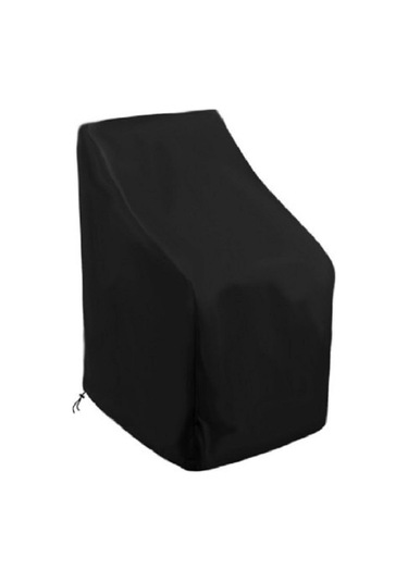 Qingmipy Su Geçirmez Bahçe Mobilya Örtüsü - Uv Koruma, Toz Geçirmez, Katlanabilir Oxford Kumaş Siyah