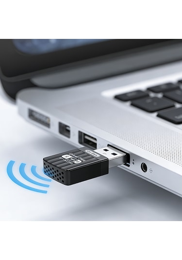 Go Des Gd-bt118 Çift Band Wifi - Bluetooth Usb Adaptör Siyah