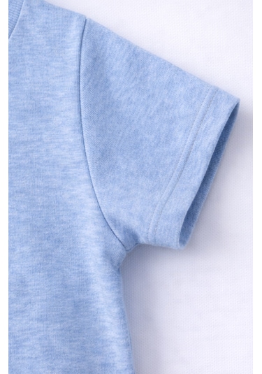 For My Baby Basic Bebek Şortlu Takım Mavi1