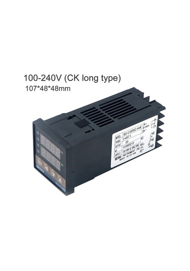 Hombey Rex-c100 V Dn 100-240v Ck Uzun Tipi Pıd Akıllı Sıcaklık Kontrolörü Ssr Çıkışlı Otomatik Termostat
