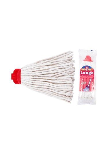Moqpass Longo İplik Mop Pamuk Beyaz