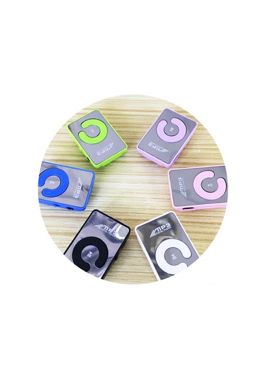 Geeksen Spor İçin Taşınabilir Siyah Mp3 Çalar - Mini Boyutlu, Kanca Özelliği, 8gb Tf Kart Desteği