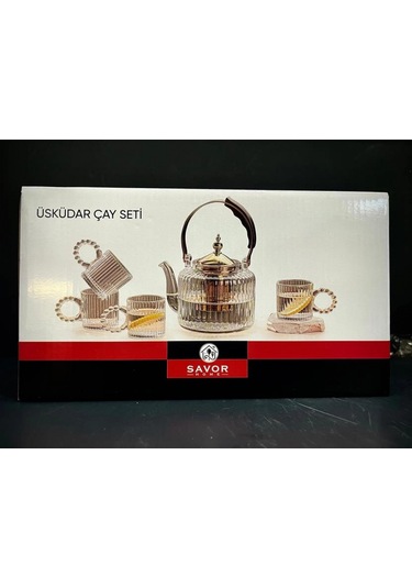 Esonez Üsküdar Çay Takımı 5'li Çok Renkli