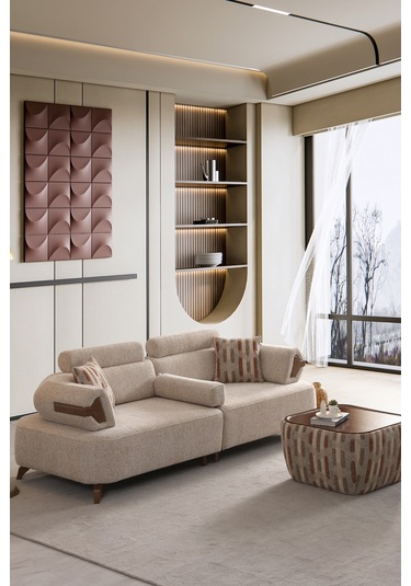 Havana Koltuk Takımı 3+3+1+sehpa Çok Renkli