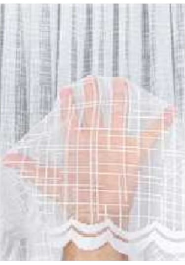Evdepo Home Kullanıma Hazır Örme Tül Perde (540736759)