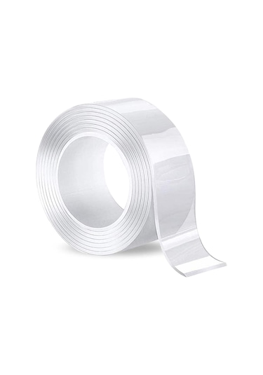 Teltree "yeniden Kullanılabilir Nano Çift Taraflı Bant - İz Bırakmayan, Yıkanabilir, Güçlü Yapışma 3cmx2m " Diğer