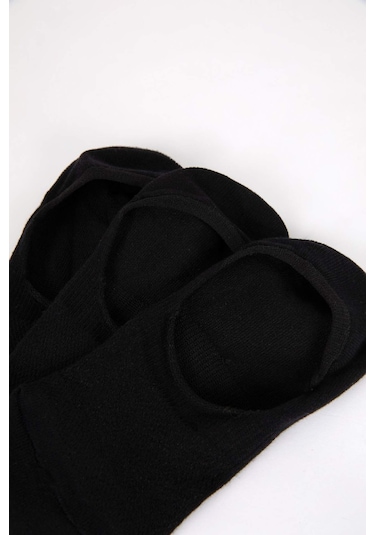 Defacto Kadın 3'lü Babet Çorap T6922AZNSBK23 Siyah