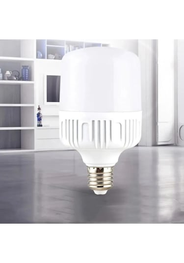100w E27 Led Vida Ağız Işığı Yüksek Parlaklıkta Beyaz Işık 220v 6000k Göz Koruması Titremeyen Yüksek Isı Dağılımlı Ampul 60w