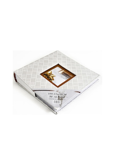 BF 15 x 21 CM 100'lük Deri Pencereli Fotoğraf Albümü