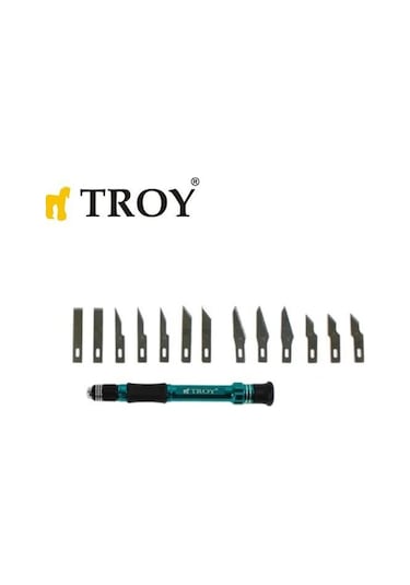 Troy 21604 Hobi Maket Bıçağı Seti, 14 Parça