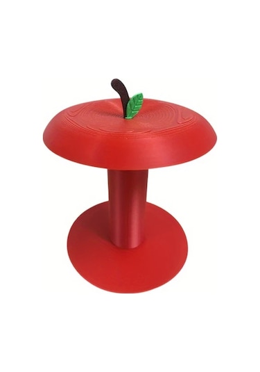 Fochsia Elma Şeklinde Kırmızı Sku Kağıt Havlu Askısı Montajsız Ve Alan Tasarruflu Kırmızı