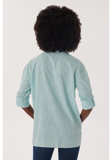 Lee Cooper Mındy Kadın Dokuma Gömlek Mınt 16052 Mınt Mint Yeşili