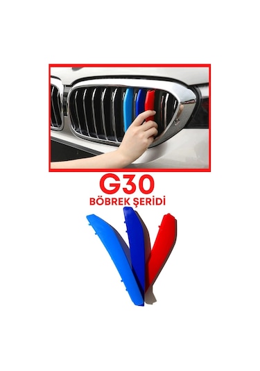 Bmw 5 Serisi G30 2018 Sonrası 3m Ön Panjur Böbrek Klips