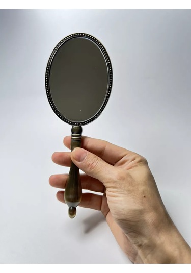 Mama Karma Hediye Saplı Ayna 226723523 Altın Rengi