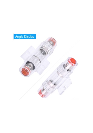 Reedark Otomotiv Ses Sistemi Koruyucu Sigorta Kutusu - 4 Adet 60a Sigorta, Su Ve Toz Dayanıklı, 8 Gauge Kablolar İçin Uyumlu