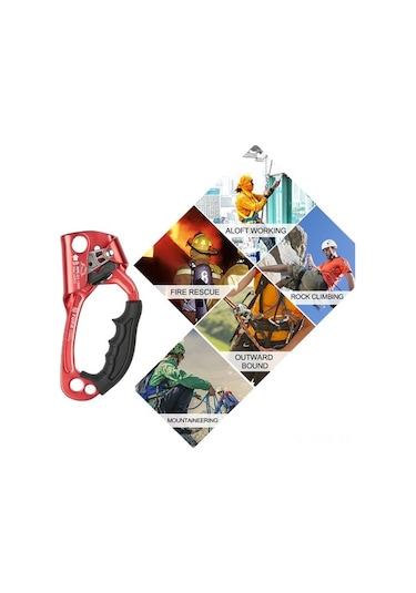 Pazly Açık Hava El Asansörü, 8-12mm Dikey Halatlı Kaya/mağara Tırmanış & Kurtarma Ekipmanı, Çok Renkli Çok Renkli