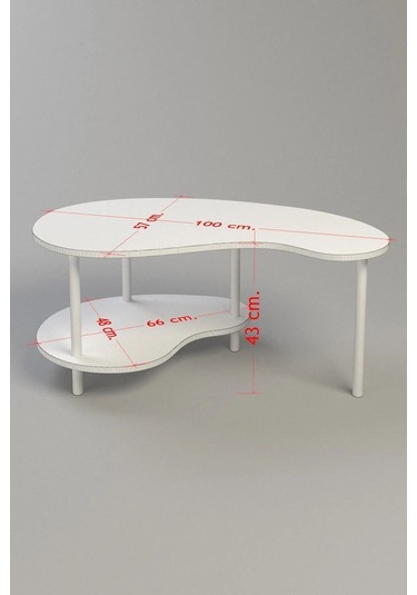 Yüksek Kalite Orta Sehpa 2 Raflı Ahşap Ayaklı Fasulye Gazetelikli Dekoratif Lüks Sehpa Beyaz Yüksek Kalite Orta Sehpa 2 Raflı Ahşap Ayaklı Fasulye Gazetelikli Dekoratif Lüks Sehpa Beyaz