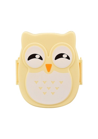 Suntek Baykuş Öğle Yemeği Kutusu Aperatifler Için Sarı Sarı