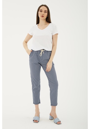 Fashion Friends Bayan Pantolon 25y0344k1 Lacivert Lacivert