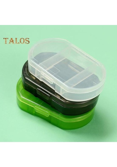 Şeffaf Siyah 2 Adet Hap Kutusu Büyük Kapasiteli Yerden Tasarruf Sağlayan Gıda Sınıfı Uygun Hap Saklama Kutusu Tablet Konteyner Seyahat Aksesuarları Siyah - Şeffaf