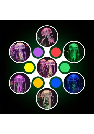 Youmex Mavi Küçük Simülasyon Deniz Ateşi Akvaryum Dekorasyonu - Canlı Hareketli Balık Tankı Ornamente