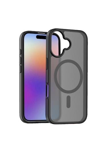 Joko Apple Uyumlu iPhone 17 Kılıf Jota Seri Magsafe Kapak Siyah