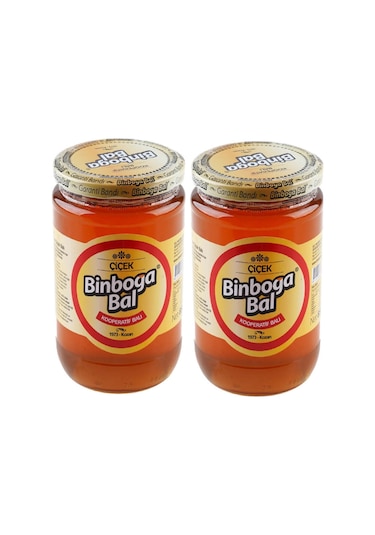 Binboğa Kooperatif Cam Kavanoz Çiçek Balı 850 Gr x 2 Adet
