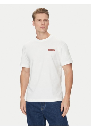 Calvın Kleın Erkek T-shırt K10k114158-yaf Beyaz