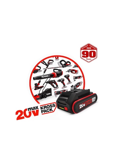 Kress Kab21 20volt 4.0ah. Li-ion Kross Pack Profesyonel Yedek Akü