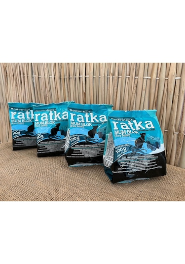 Fare Zehri Rat Ka Mum Blok 4 Adet 100 Gr Fare Ilacı Fare Zehiri H