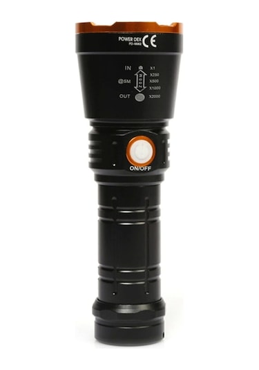 Pd-6682 1000 Lümen 15 Watt Profesyonel Şarjlı El Feneri Çok Renkli