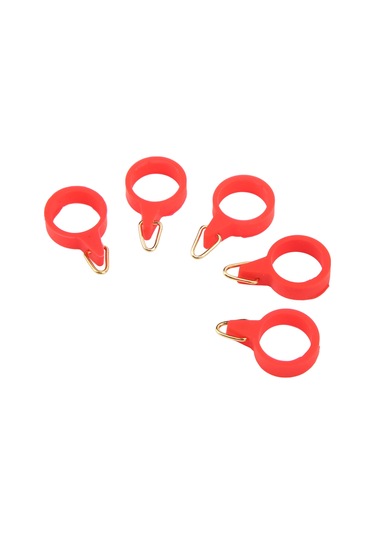 Kangvka 5 Adet Çelik Ve Kauçuk Olta İğne Tutucu, Kolay Kurulum, Olta Koruması, Tüm Olta Tipleri İçin Uygun