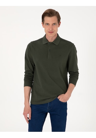 Pierre Cardin Erkek Koyu Yeşil Sweatshirt 50314048-vr079 Koyu Yeşil