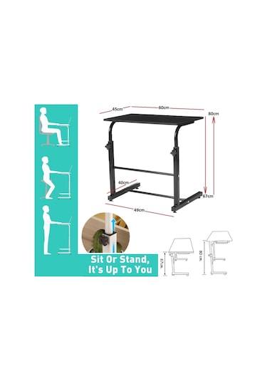 Depolife Notebook Sehpası Ayarlanabilir Egim ve Yükseklik Masa