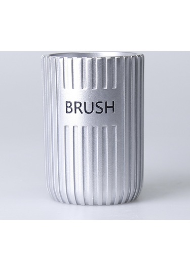 Grooved Banyo Seti   Gümüş