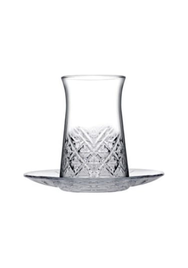 Paşabahçe Timeless Çay Bardağı Takımı- 12 Çay Bardağı Tabağı Seti 96991