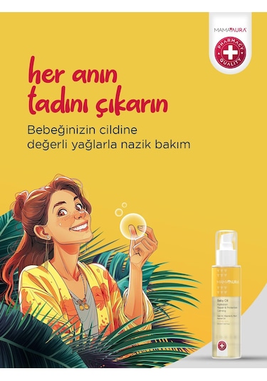Mamaaura Bebek Bakım Yağı - Baby Oil 150 Ml