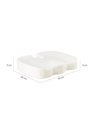 Viscofoam Ortopedik Oturma Minderi Hemeroid Kuyruk Sokumu Coccyx Oturma Minderi Visco Minder Gri